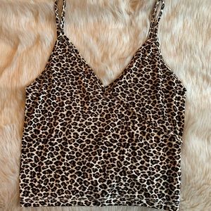 Urban outfitters cheetah print tank top